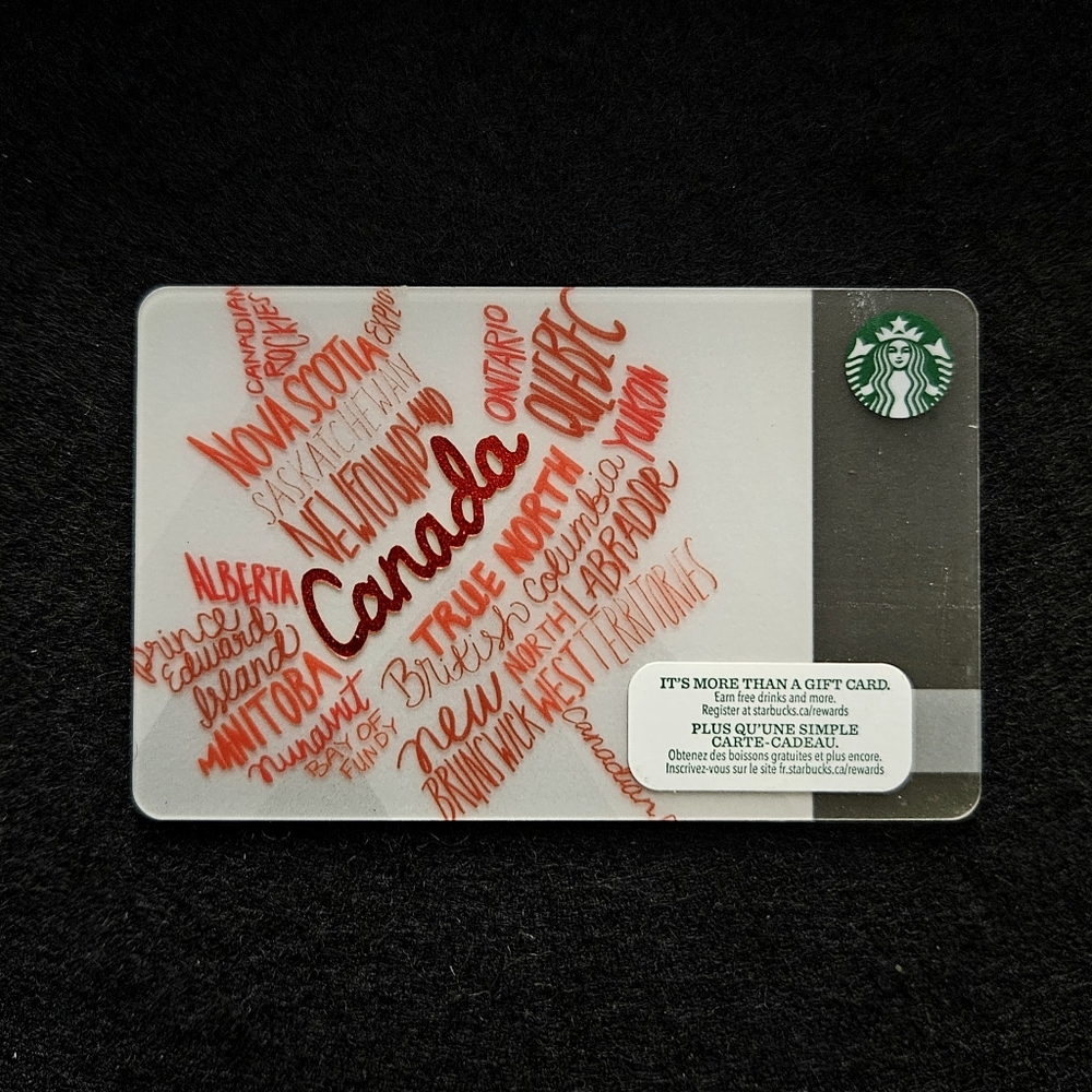 Starbucks Card - Canada 2014 - Plastic